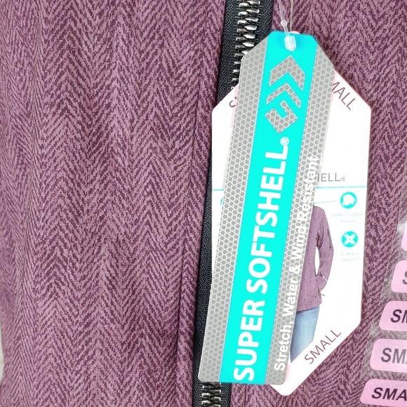 NWT Free Country $100 Women's Super Softshell Jacket WITH THUMBHOLES - Picture 10 of 13